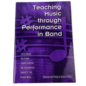 Teaching Music Through Performance In Band Volume 1 Hardcover Larry Blocher 1997